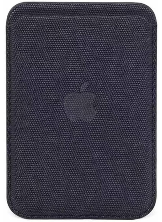 Ecosystem Offical Tecwoven Magnetic Wallet Compatible with MagSafe for iPhone 17 16 15 14 13 12 Pro Max Plus Model, None-Cutout Mag 3 Safe Card Holder Stick on for Apple Cell Phone (Navy Blue) - Image 1